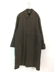 古着 90s Ralph Lauren 異素材 フェイクスエード ステンカラー コート ライナー完備!! 40R 古着 
