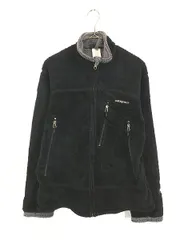 古着 04s USA製 Patagonia R4 レギュレーター ウィンドブロック フリース ジャケット 黒 S 古着 