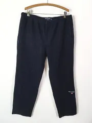 古着 90s USA製 POLO SPORT Ralph Lauren 「P」 ロゴ 刺しゅう フリース パンツ 紺 XXL 古着 