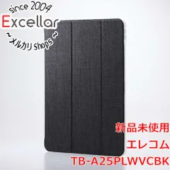 [bn:7] ELECOM　13インチiPad Pro(M5/M4) フラップケース 薄型軽量 ファブリック　TB-A25PLWVCBK　ブラック