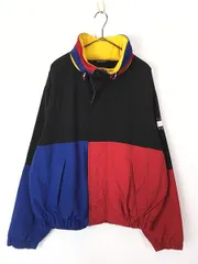 古着 90s TOMMY HILFIGER フラッグ パッチ フリース ライナー 2way ナイロン ジャケット L 古着 