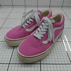 ◇ Θ バンズ Vans オールドスクール V36CF CVS CHKY ピンク系 スニーカー 22.5cm レディース E  【1511110027010】