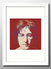 15470アンディ ウォーホル ジョン レノン ビートルズ Beatles アート  A3 サイズ ポスター アート おしゃれ 絵画 インテリア 北欧 イラスト マット紙 艶消し アートパネル 額 フレーム デザイン 壁掛け ギフト 新築祝い ディスプレイ