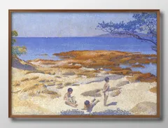 15287アンリ エドモンド クロス Beach at Cabasson A3 サイズ ポスター アート おしゃれ 絵画 インテリア 北欧 イラスト マット紙 艶消し アートパネル 額 フレーム デザイン 壁掛け ギフト 新築祝い ディスプレイ