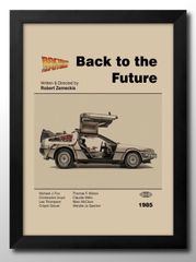 額縁付き】 映画 バックトゥザフューチャー A2 ポスター オシャレ部屋