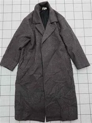 ◇ ⊇ エマクローズ EMMA CLOTHES EMco597 チェスターコート Lサイズ メンズ グレー系 E  【1511110029151】