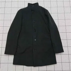 ◇ ⊇ コムサイズム COMME CA ISM 47-20WW05 スタンドカラーコート ブラック系 メンズ Mサイズ E  【1511110029595】