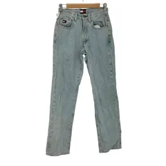 トミージーンズ tommy jeans 90s ロゴパッチ ストレートデニムパンツ レディース 表記無 