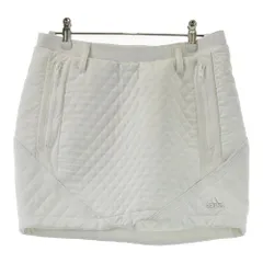 サイズ：L ADIDAS GOLF アディダスゴルフ FS6345 キルティングスカート  ホワイト系 [240101578630] ゴルフウェア レディース ストスト