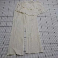 ◇ ⊂ ジーナシス JEANASIS フリルラップスカート＆パンツ アイボリー系 レディース E  【1511110031802】