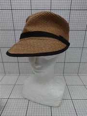 ◇ Θ カシラ CA4LA KTZ02521 ペーパー混キャスケットハット ベージュ系 レディース E  【1511110030447】