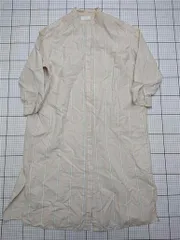 ◇ ⊂ ワンピース かぐれ kagure ストライプシャツワンピース ベージュ系 綿麻 レディース Free E  【1511110032083】