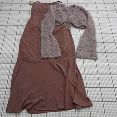 ◇ ⊇ ワンピース ナイスクラップ NICE CLAUP キャミワンピース＆ボレロセット ピンク系 レディース E  【1511110031857】