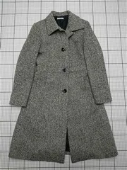 ◇ ⊇ アー・ヴェ・ヴェ a.v.v standard ウール混ロングコート グレー系 レディース E  【1511110032113】