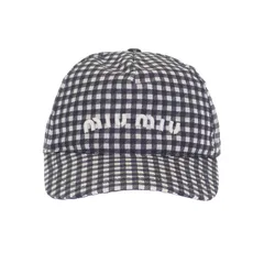 2025年最新】miumiu キャップ チェックの人気アイテム - メルカリ