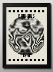 15853バウハウス A3 サイズ ポスター アート おしゃれ 絵画 インテリア 北欧 イラスト マット紙 艶消し アートパネル 額 フレーム デザイン 壁掛け ギフト 新築祝い ディスプレイ