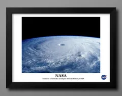 1-1184NASA 地球 台風 オリジナル商品 A3 サイズ ポスター アート おしゃれ 絵画 インテリア 北欧 イラスト マット紙 艶消し アートパネル 額 フレーム デザイン 壁掛け ギフト 新築祝い ディスプレイ 