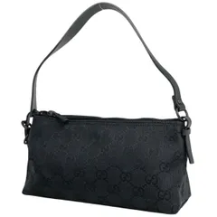 グッチ GUCCI GG柄 ハンドバッグ アクセサリーポーチ ハンドバッグ GGキャンバス ブラック 103399 レディース 【中古】