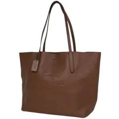 コーチ COACH ロゴ トートバッグ 肩掛け ショルダーバッグ トートバッグ レザー ブラウン F59403 レディース 【中古】