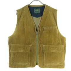 美品 PISAALTO ピサアルト コーデュロイ ベスト M ブラウン メンズ 古着