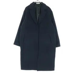 niko and... ニコアンド 長袖 チェスターコート 4 ネイビー レディース 古着