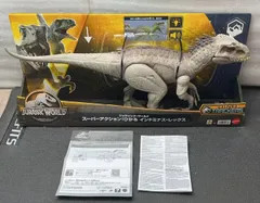 マテル ジュラシックワールド(JURASSIC WORLD) スーパーアクション! ひかる インドミナス・レックス【全長:約60㎝】 【4才~】 HNT63 **4418544 B0BSMRJDQ2