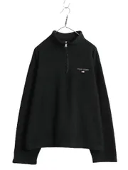 【お得なクーポン配布中!】 00s ポロスポーツ ラルフローレン フリース ジャケット メンズ XL / オールド ポロ ハーフジップ プルオーバー ハイネック 大きいサイズ 黒
