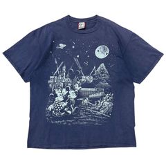Disney ディズニー Tシャツ スタースペース グリーン XL～XXL相当 