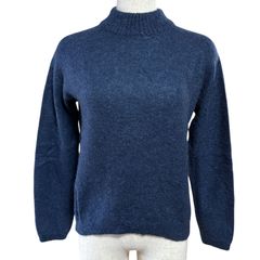 訳アリ BEAUTY & YOUTH アルパカ混 モックネックニット ネイビー ユナイテッドアローズ