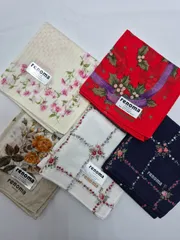 【新品】renoma レディースハンカチ 5枚セット お買い得品