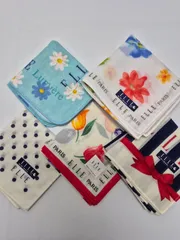【新品】ELLE レディースハンカチ & タオルハンカチ セット お買い得品