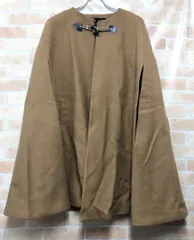 【中古】 ZARA×MANTECO ザラ×マンテコ ポンチョ ケープコート ベージュ  111412256