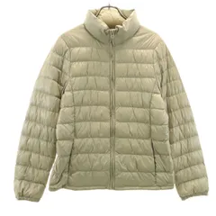 UNIQLO ユニクロ ウルトラライトダウンジャケット L ベージュ レディース 古着