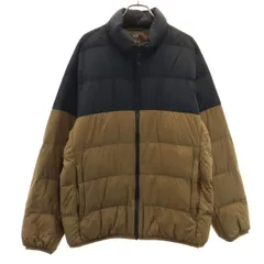 UNIQLO ユニクロ ウルトラライトダウンジャケット XL ブラウンベージュ 3Dカット メンズ 古着