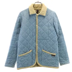 LAVENHAM ラベンハム イギリス製 キルティングジャケット 34 ブルー系 中綿 レディース 古着のサムネイル