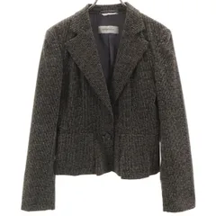 SPORTMAX スポーツマックス イタリア製 テーラードジャケット 42 カーキベージュ系 レディース 古着のサムネイル