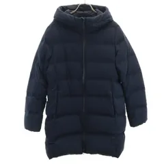 UNIQLO ユニクロ シームレス ダウンジャケット L ネイビー レディース 古着