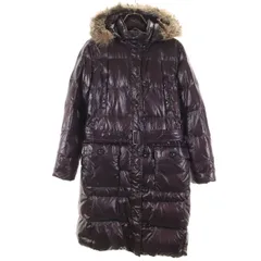 GAP ギャップ フーデッド ダウンコート M パープル レディース 古着