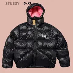 stussy ユニセックスダウンジャケット STUSSY ダウン 黒ステューシー