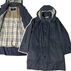 美品 BURBERRY ダウンライナー付コート ジャケット ノバチェック М 