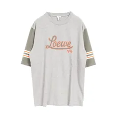 ロエベ LOEWE カットソー ロゴプリント コットン Tシャツ メンズ Used Aのサムネイル