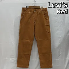 リーバイスレッド A0134-0004 STAY LOOSE コットン ヘンプ カラー デニム ワーク パンツ ルーズフィット メンズ 34インチ ISItems【USED】【古着】【中古】50148265