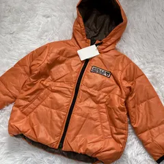 ミキハウス　ダウン　オレンジ　アウター