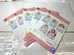 開封済み・未使用品 一番くじ 五等分の花嫁 F賞 五つ子ゲームファイナル イラストボード 全5種コンプリートセット中野一花/二乃/三玖/四葉/五月 12/4