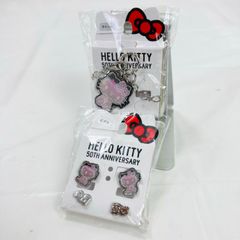 未開封 ハローキティ 50th Anniversary ピアス チャーム セット