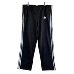 90ｓ　adidas　トラックパンツ　ジャージ　トレフォイル刺繍　ワンポイント