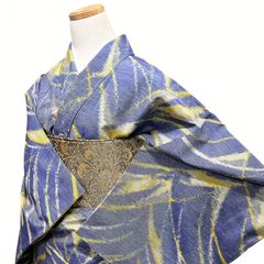 反物 浴衣 竺仙 藍染 蜻蛉 着尺 着物 082a u - メルカリ