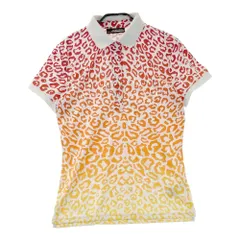 サイズ：M J.LINDEBERG ジェイリンドバーグ  半袖ポロシャツ レオパード ホワイト系 [240101572551] ゴルフウェア レディース ストスト