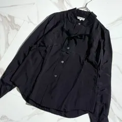 極美品 希少 コムデギャルソン フレア ボリューム ブラウス 黒 リボン 長袖 お 得 な 通販 サイトファッション - 極美品 希少 コムデギャルソン