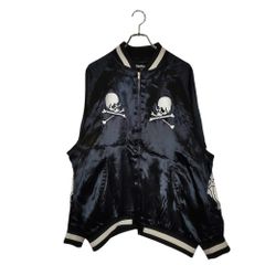 MASTERMIND WORLD マスターマインドワールド × Betty Boop SOUVENIR JACKET スカジャン ジャケット ブルゾン MW25C15-BL100 L ブラック メンズ
